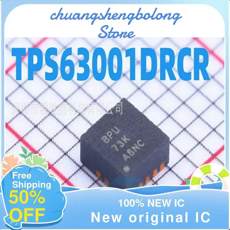 10-200 шт. TPS63001DRCR TPS63001 BPU новый оригинальный IC
