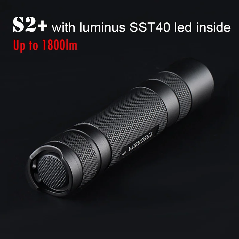 Convoy S2 + SST40 18650 Мини-светодиодный фонарик-вспышка 1800 лм Lanterna Тактический Кемпинг Туризм Рабочая лампа Latarka