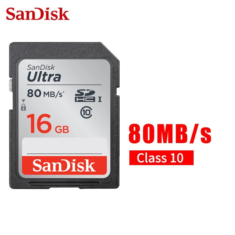 Фото Sandisk SD Card ultra 256 ГБ 128 ГБ 64 ГБ 32 ГБ 16 ГБ microSDHC UHS-I Карта памяти TF Card 140 МБ/с Class10 U3 Для камеры автомобиля №3