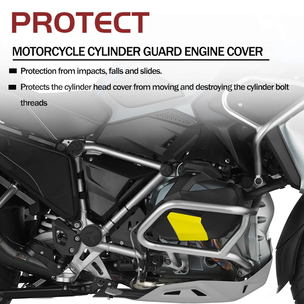 Фото Защита двигателя мотоцикла для BMW R1250GS Adventure R1250 GS/ADV LC R1250RS R1250R R1250RT, защитная крышка головки блока цилиндров 2018-2022 №2