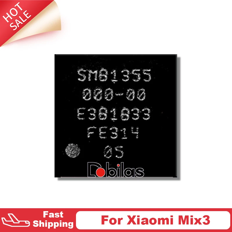 Фото 10 шт./лот SMB1355 для Xiaomi Mix3 MIX 3 USB зарядка IC BGA зарядное устройство IC запасные части чип №2