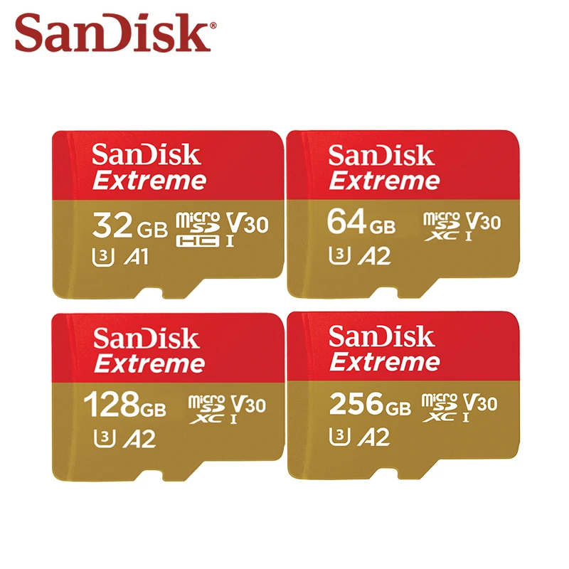 Фото SanDisk карта памяти Micro SD, 100% ГБ, 128 ГБ, 64 ГБ, 32 ГБ, 256 ГБ №1