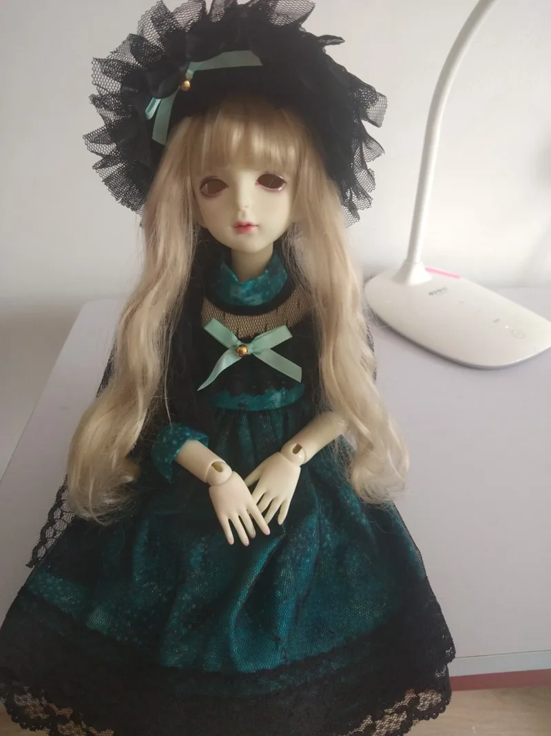 Фото Аксессуары для одежды BJD в масштабе 1/6, 1/4, 1/3, свободное милое платье в западном стиле для куклы BJD/SD Blyth YOSD MSD SD13 C0524 №4