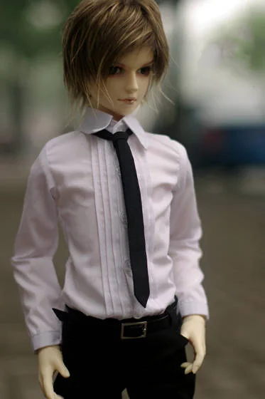 1/4 1/3 весы BJD одежда рубашка с длинными рукавами и галстуком для BJD/SD MSD SD13 SD17 SSDF ID72 HID сильные аксессуары для кукол дяди C0180