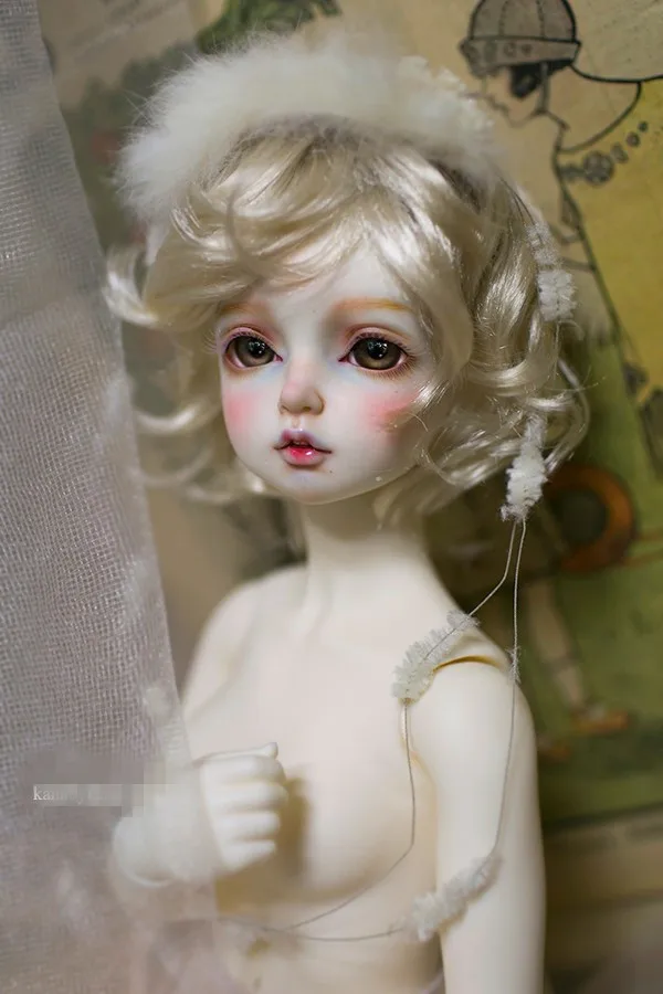Фото Новая милая игрушка для девочек Bambi 1/3 60 см, кукла Bjd sd, ограниченный набор с одной головкой и большой sd10, может быть сборкой детского макияжа №4