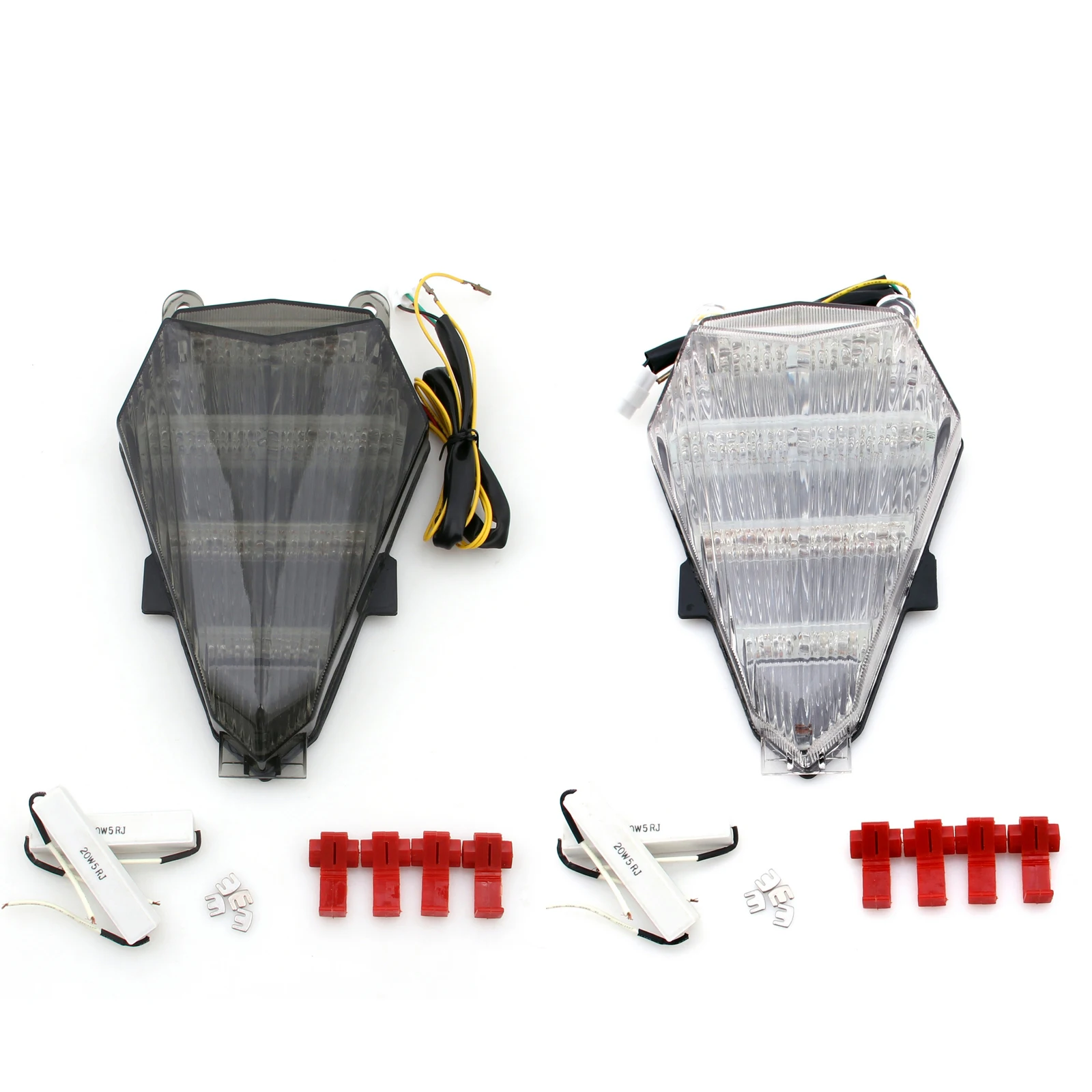 Artudatech Интегрированный Светодиодный задний фонарь поворотники для Yamaha YZF 600 R6 2006 2007 2008 2009 2010 2011 2012 Clear