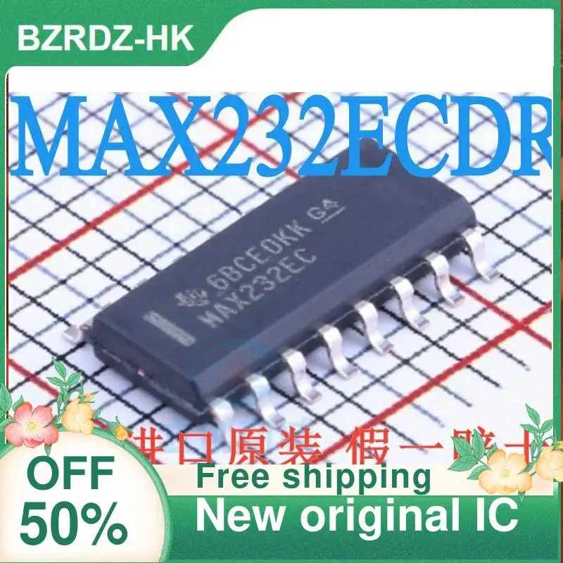 5 шт./лот MAX232ECDR SOP-16 новый оригинальный IC