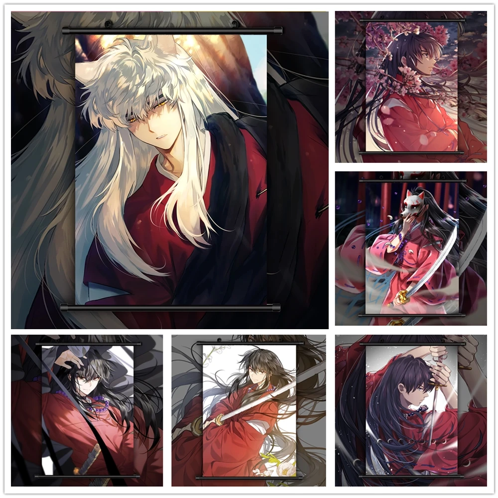 Алмазная 5D Вышивка «сделай сам», полная Аниме Картина из алмазов InuYasha, мозаика, наборы для вышивки крестиком, украшение для дома для детей, Рождественский подарок