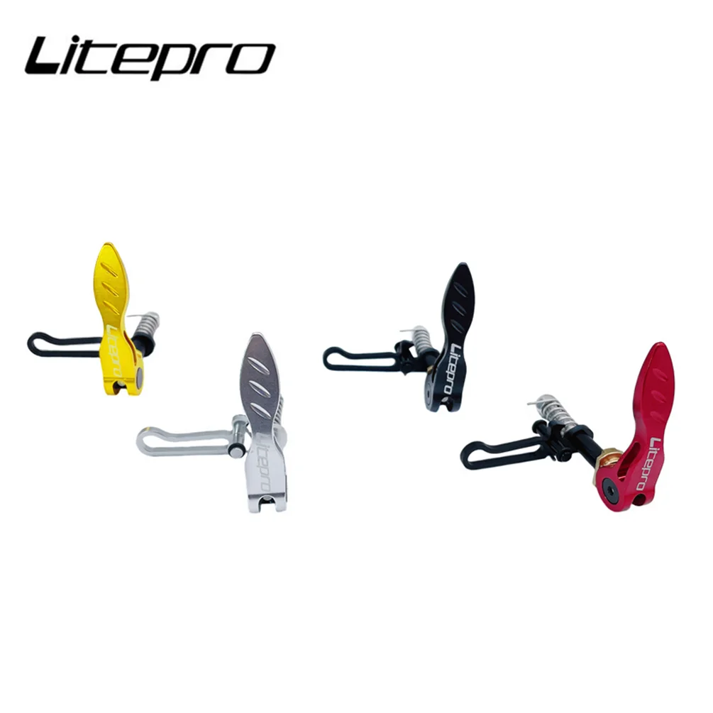 Litepro зажим для подседельного штыря из алюминиевого сплава, складные велосипедные трубки для сиденья, зажимы для Бромптона, велосипедные запчасти