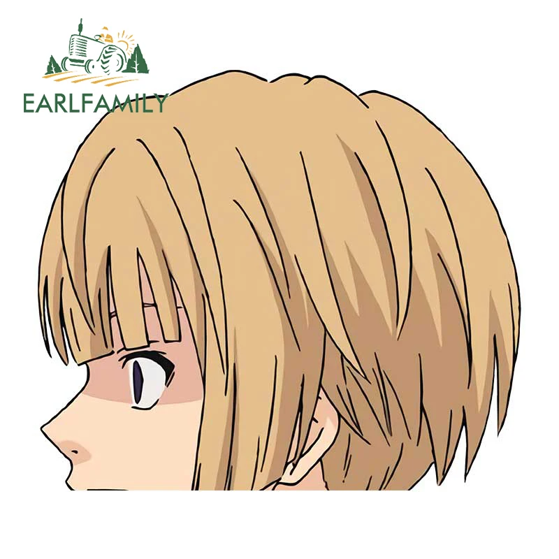 EARLFAMILY 13 см x 11,3 см для Saiki Kusuo Peek, граффити, веселая наклейка, аниме, Windows, мотоциклетный ноутбук RV JDM VAN