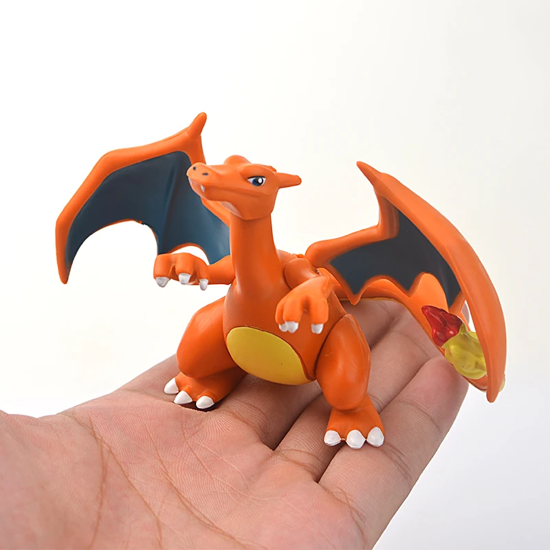 Экшн-фигурка TOMY Pokemon, Подвижная кукла Charizard, Игрушечная модель, большое периферийное украшение
