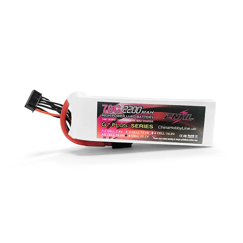 CNHL G + PLUS 2200 мАч 22,2 в 6S 70C Lipo аккумулятор для самолета вертолета Jet Edf с разъемом XT60 RC Дрон FPV Racing