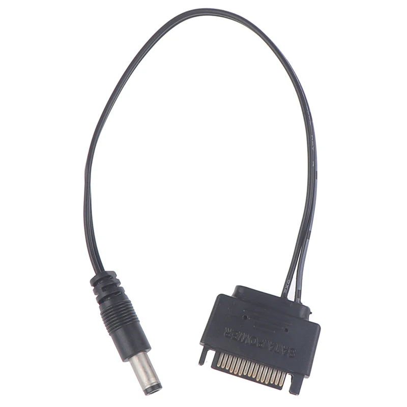 1 шт. SATA папа к DC 5,5*2,1 мм 12 в источник питания SATA к кабелю постоянного тока 20 см источник питания SATA к кабелю постоянного тока