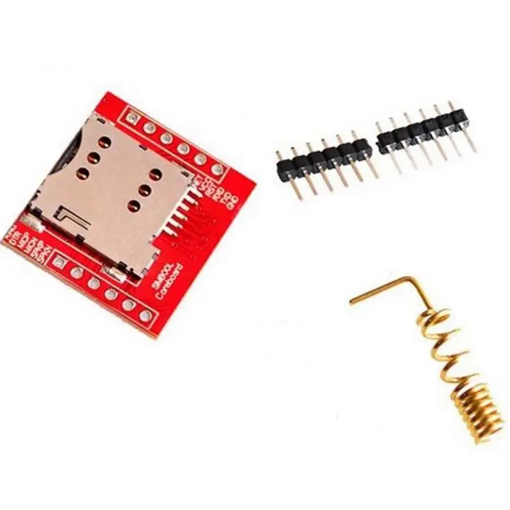 Миниатюрный SIM800L GPRS GSM модуль карта MicroSIM Core Беспроводная плата четырехдиапазонный последовательный порт TTL с антенной для Arduino