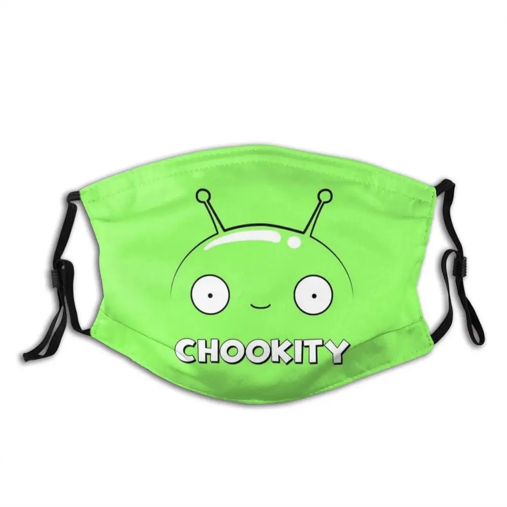 Маска для лица Chookity с фильтром moonторт Mooncake Chookity Ooouuu Космос Луна Смешные Милые Мультяшные шоу анимация Netflix дети
