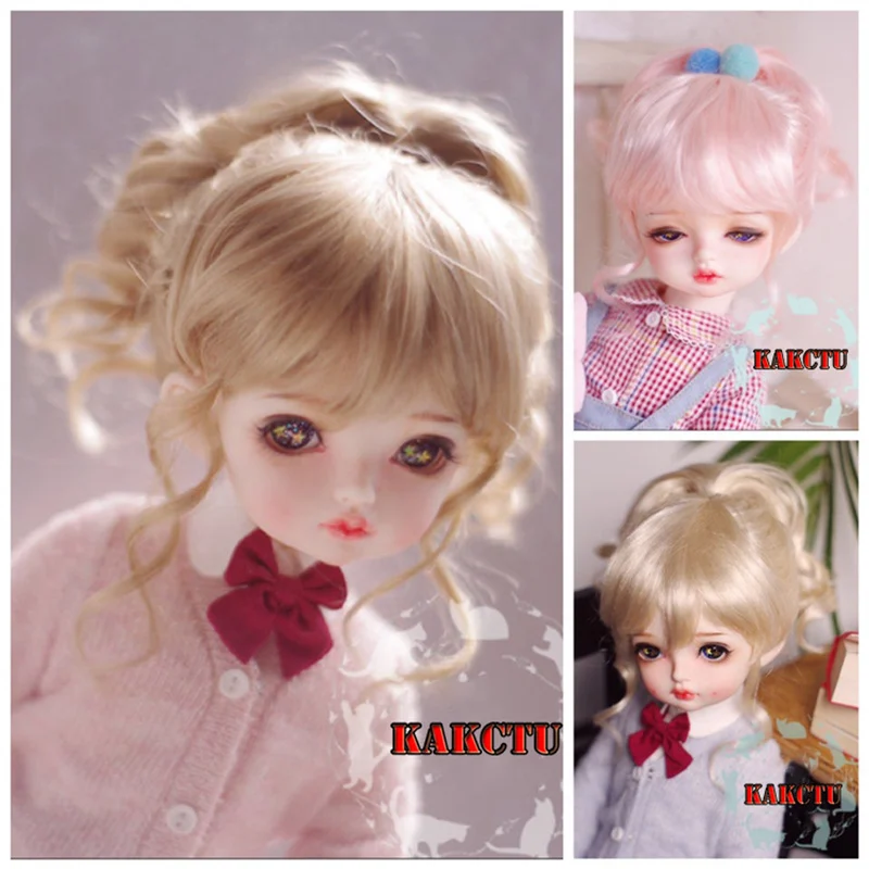 1/8 1/6 1/4 1/3 BJD парик Hippocampal Hair Ретро милые парики для BJD/SD YOSD MSD SD13 Girl & SSDF Uncle Doll Аксессуары C1128