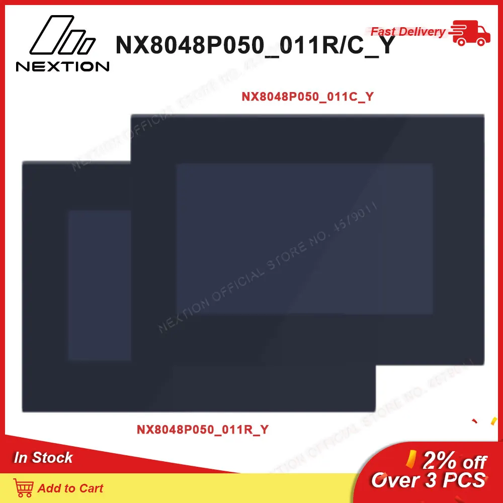 Новый Nextion 5,0 дюймов LCD-TFT дисплей HMI, емкостная/резистивная сенсорная панель, модуль RGB 65K, цветная интеллектуальная серия с корпусом