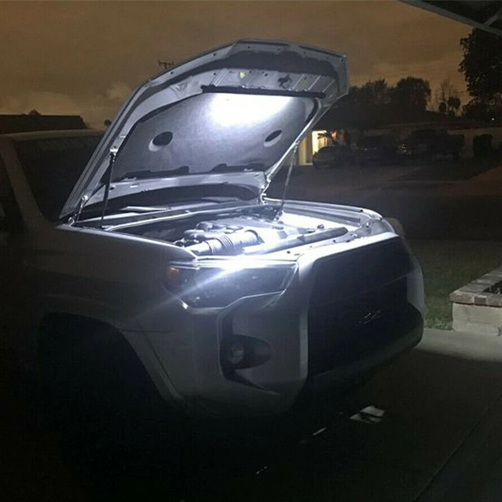 Фото Светодиодная лента White Under Hood, универсальная, с автоматическим включением/выключением, подходит для любых автомобилей №4