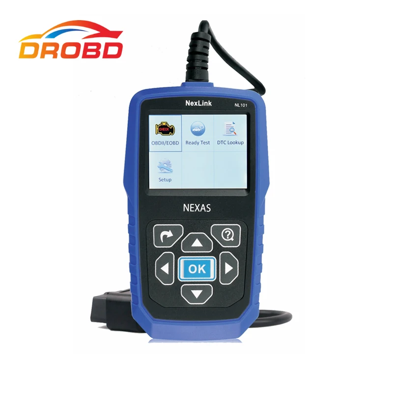 Инструмент для диагностики двигателя NexLink NL101, OBD2, многоязычный, с русским языком, лучше, чем AUTEL AL519