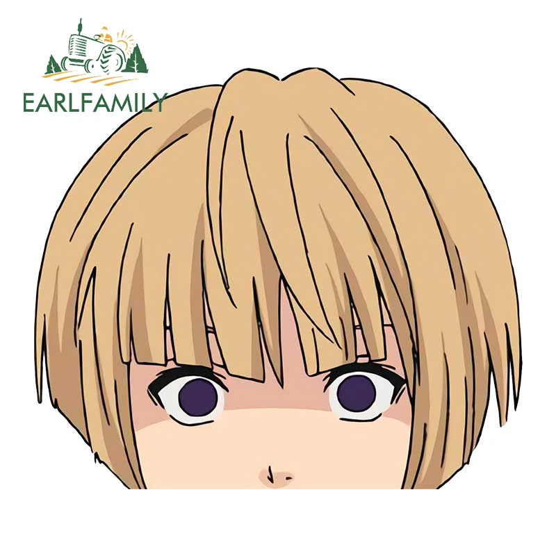 EARLFAMILY 13 см x 11,2 см для Saiki Kusuo Peek виниловая Автомобильная наклейка s Водонепроницаемая наклейка для мотоцикла Campervan креативная наклейка