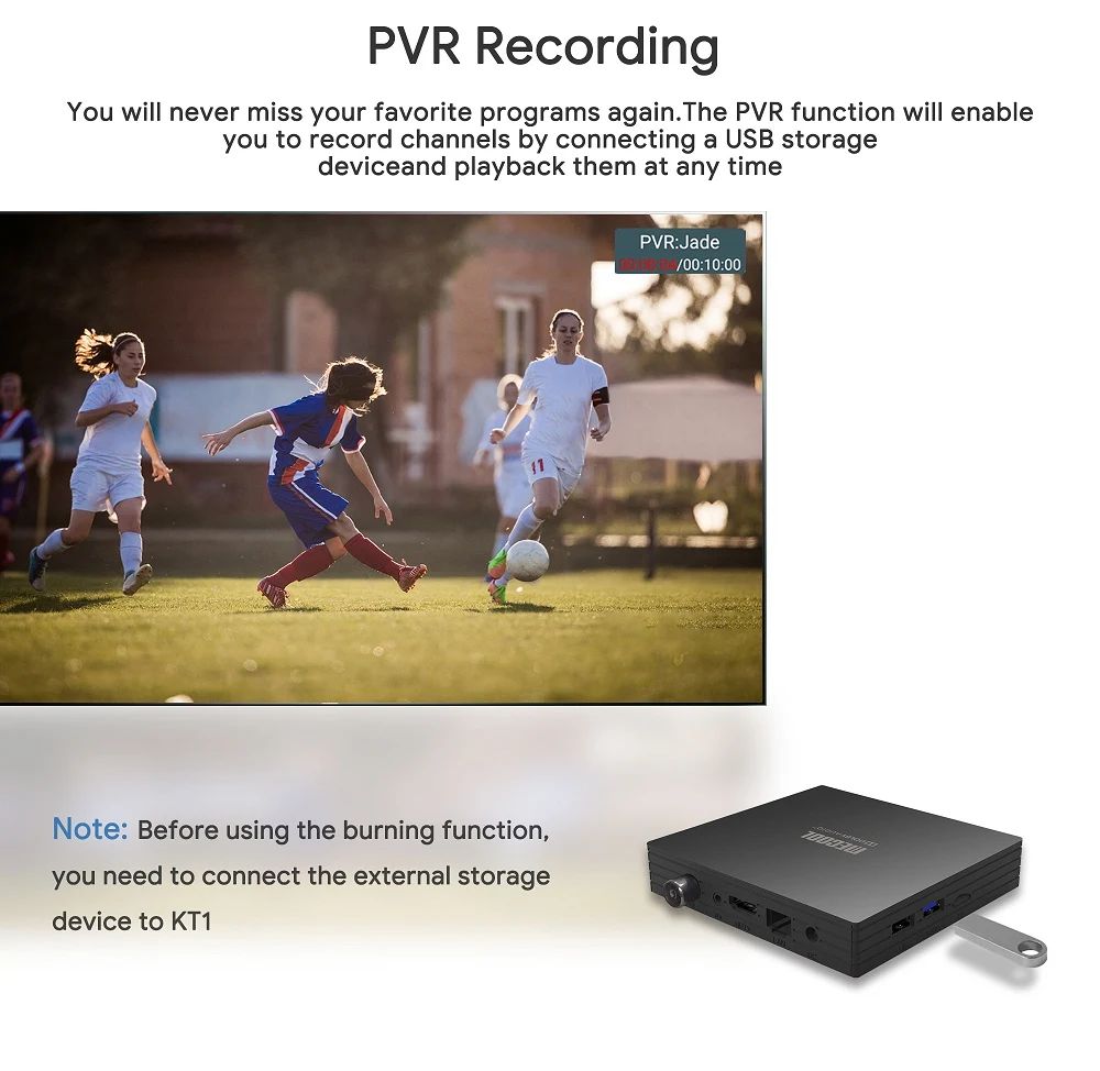 Фото ТВ-приставка mecool kt1, Android 10, DVB-T/T2, DVB C, Amlogic S905X4, 4K, 2T2R, двойной Wi-Fi, BT №4