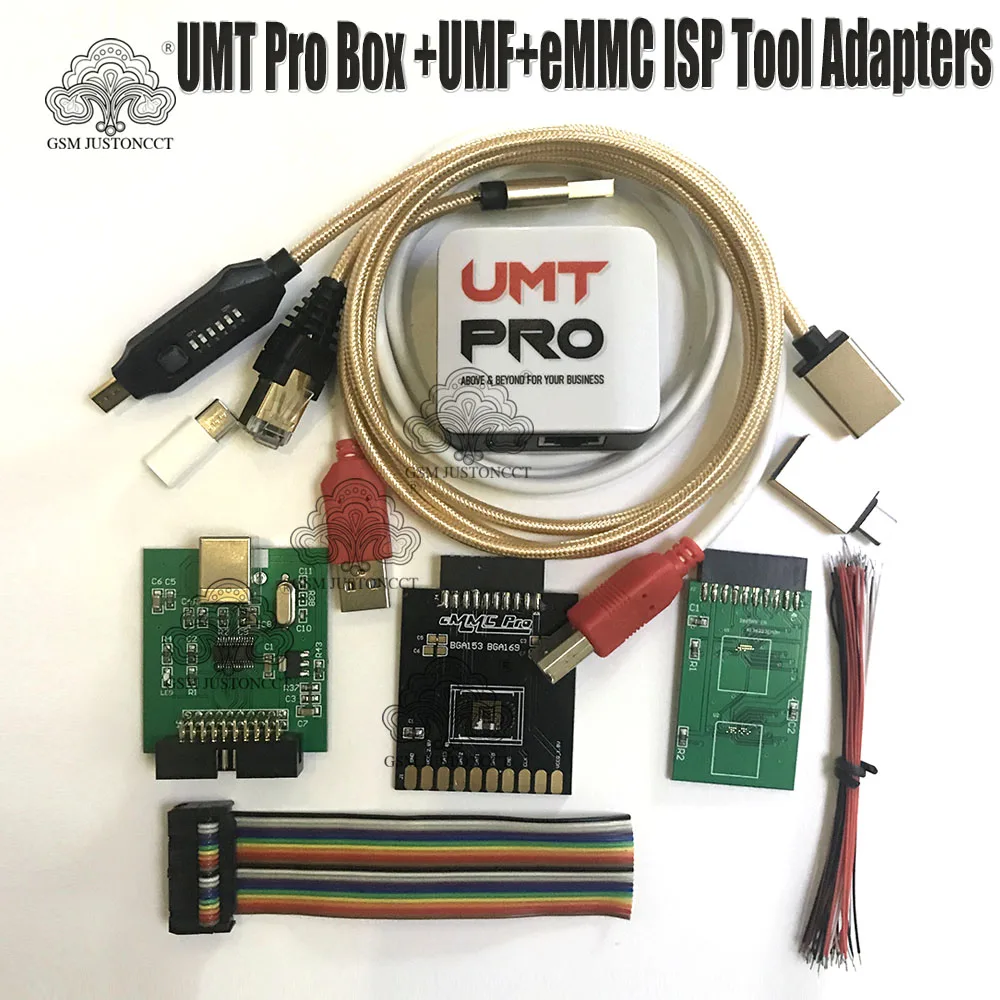 new Original Edition UMT Pro2 BOX /Ultimate Multi Tool UMT+Avb 2in1 BOX with UMF + USB Cable + UMT eMMC ISP Adapters Tool 5 in 1