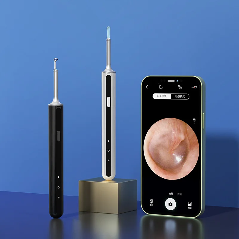 2MP 1080P 3,9 мм WIFI наушник эндоскоп для удаления ушной серы отоскоп беспроводной очиститель ушей ложка для чистки ушей камера