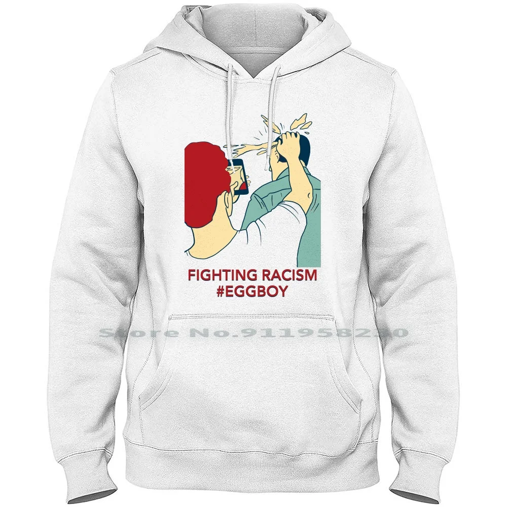 Мужская хлопковая толстовка с рисунком в виде яиц, 6XL