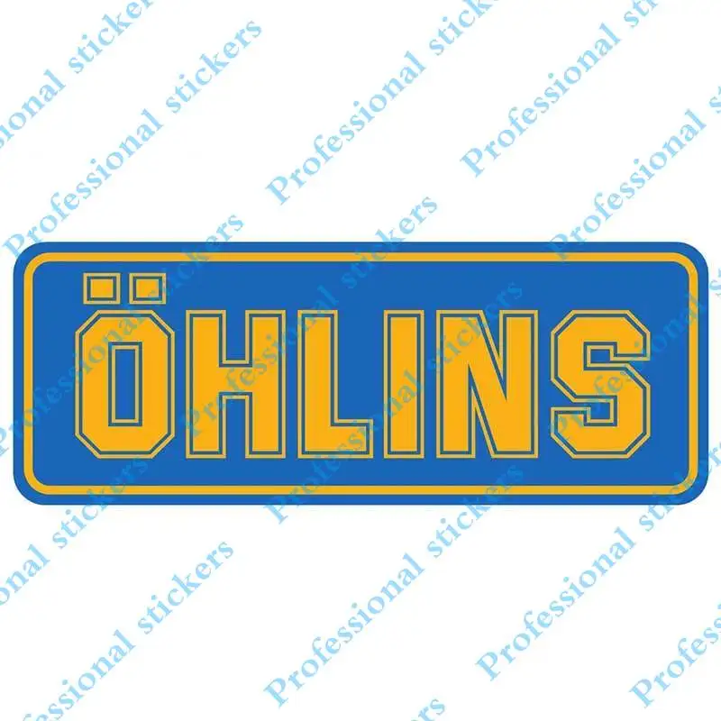 Забавные креативные автомобильные наклейки для Ohlins, 13 см х 5 см, устойчивые к царапинам наклейки, граффити, аниме интересный Стайлинг автомо...