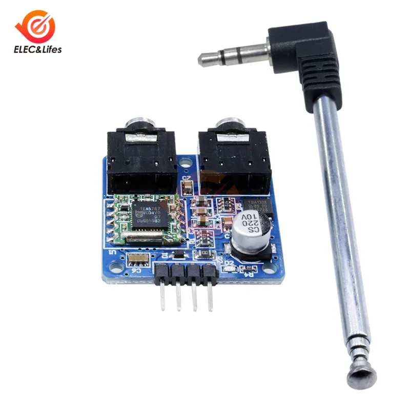 TEA5767 5 В FM стерео радио модуль для Arduino Radio 76-108 МГц с антенной 76-108 МГц