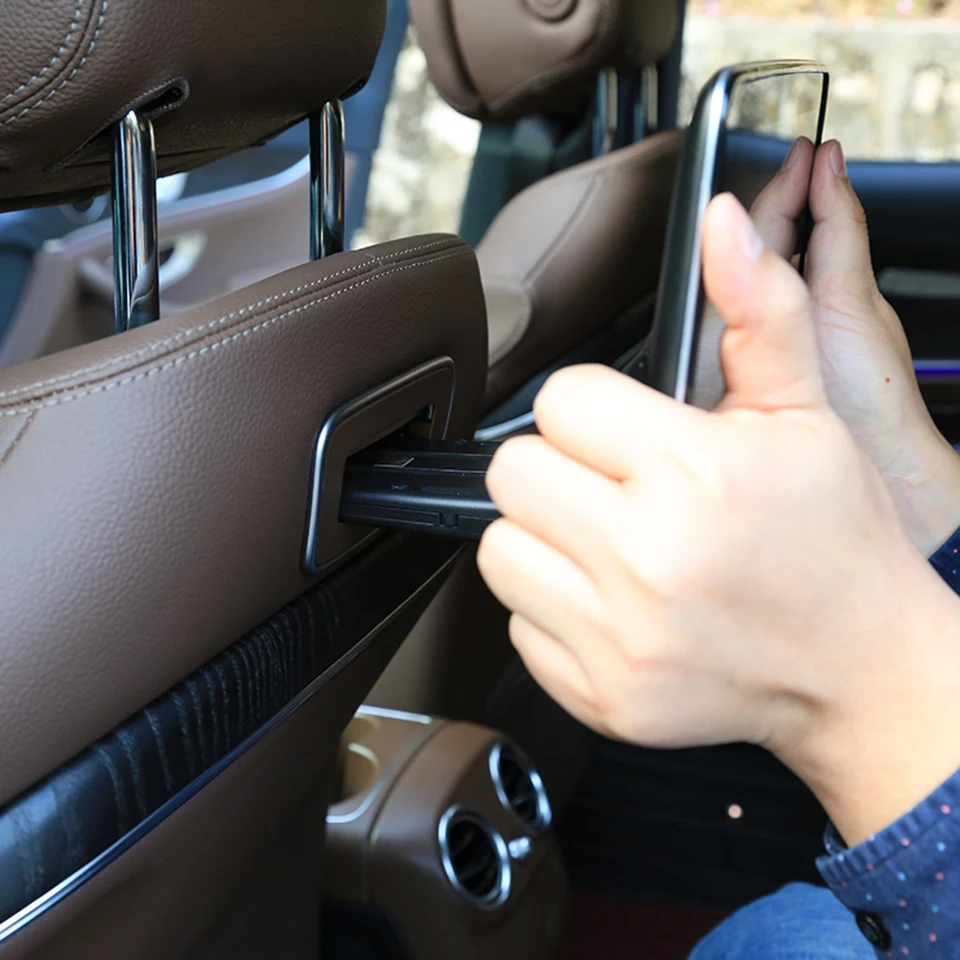 Экран телевизора на заднем сиденье для Mercedes Benz GLC GLE GLS Class Android, монитор подголовника с автомобильными развлекателями, видеомультимедийными плеерями