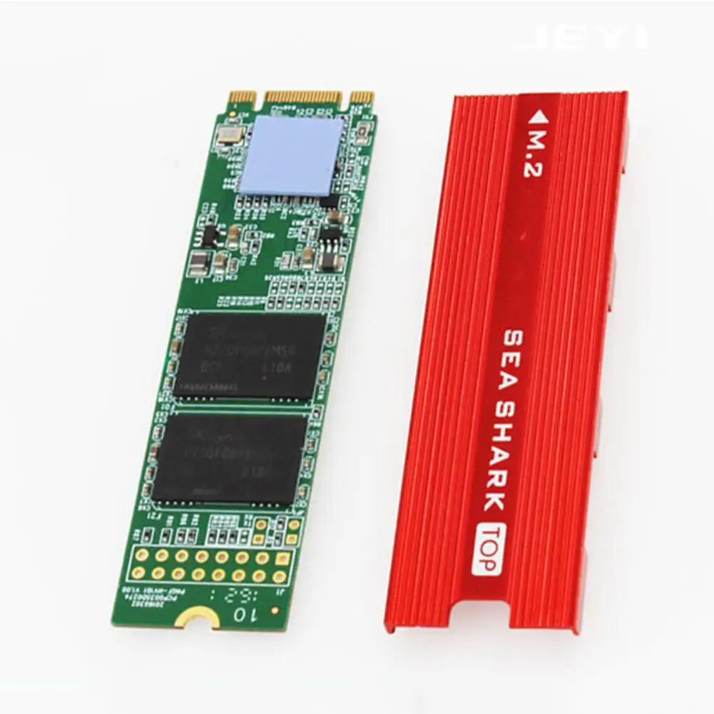 Охладитель M.2 NGFF/NVMe SSD, радиатор жесткого диска, радиатор, ребро, термоохлаждающая подушка
