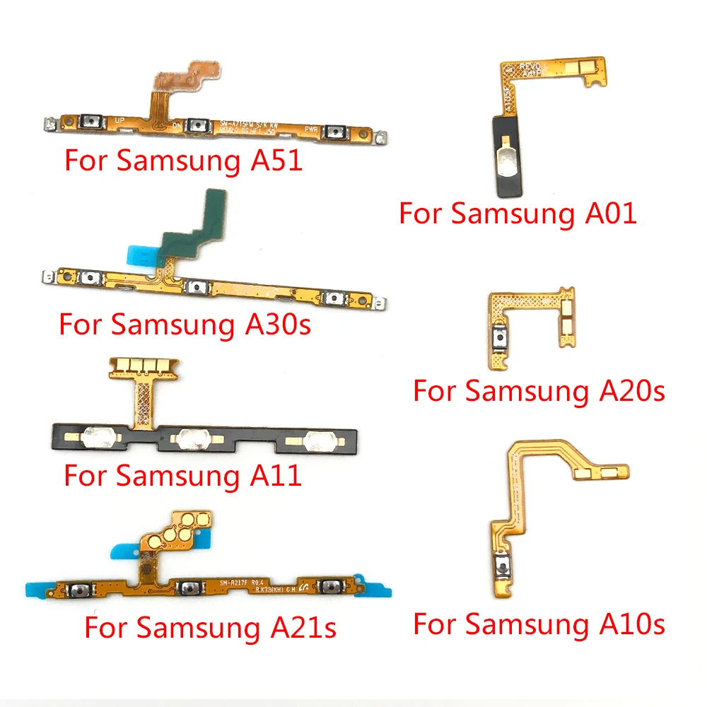 Фото Новинка для Samsung A01 A10 A10S A11 A20 A20S A21S A30 A30S A50 A50S A60 A70 A70S A51 A71 A920 кнопка включения громкости гибкий кабель №4