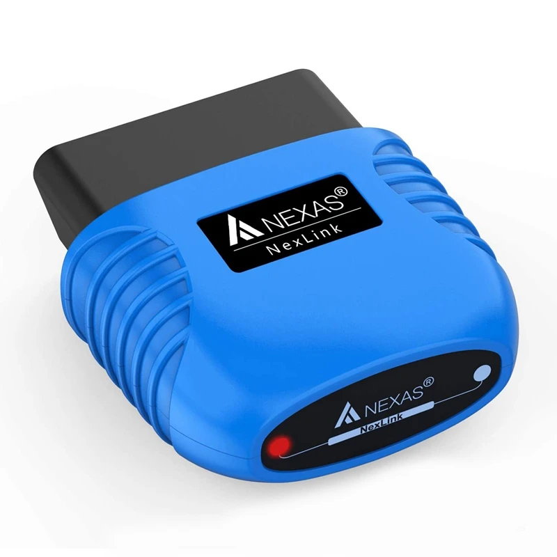 Диагностический сканер NEXAS NexLink Bluetooth 5,0 для IOS, Android и ПК OBD2/EOBD, считыватель кодов неисправностей, диагностический сканер