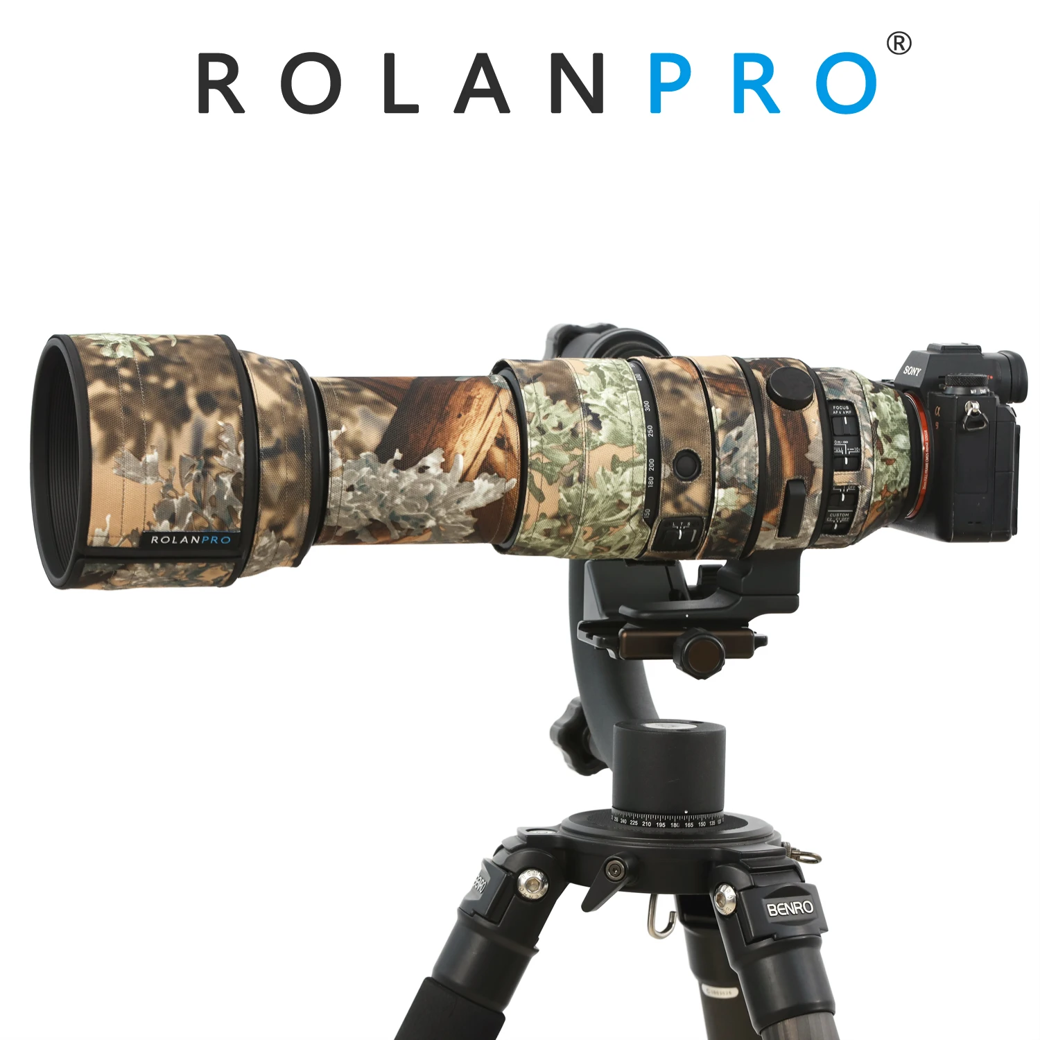 Камуфляжный защитный чехол для объектива камеры ROLANPRO для Sigma 150-600 мм F/4,5-6,3 DG DN OS