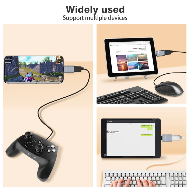 Переходник с USB 3,0 Type C OTG, переходник с USB C «папа» на USB «мама» для Macbook, Xiaomi, Samsung, Huawei, USBC, OTG разъем (art.: 3920b61044e2f) - 3920b61044e2f