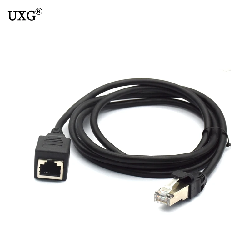 Cat5 Cat6 Ethernet Удлинительный кабель RJ45 Cat 6 штекер-гнездо Rj45 Ethernet Lan Сетевой кабель адаптер для ПК ноутбука 30 см 60 см 1 м