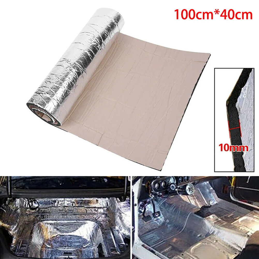 Звукоизоляционная изоляция для автомобиля, 100 см X 40 см, 5 мм