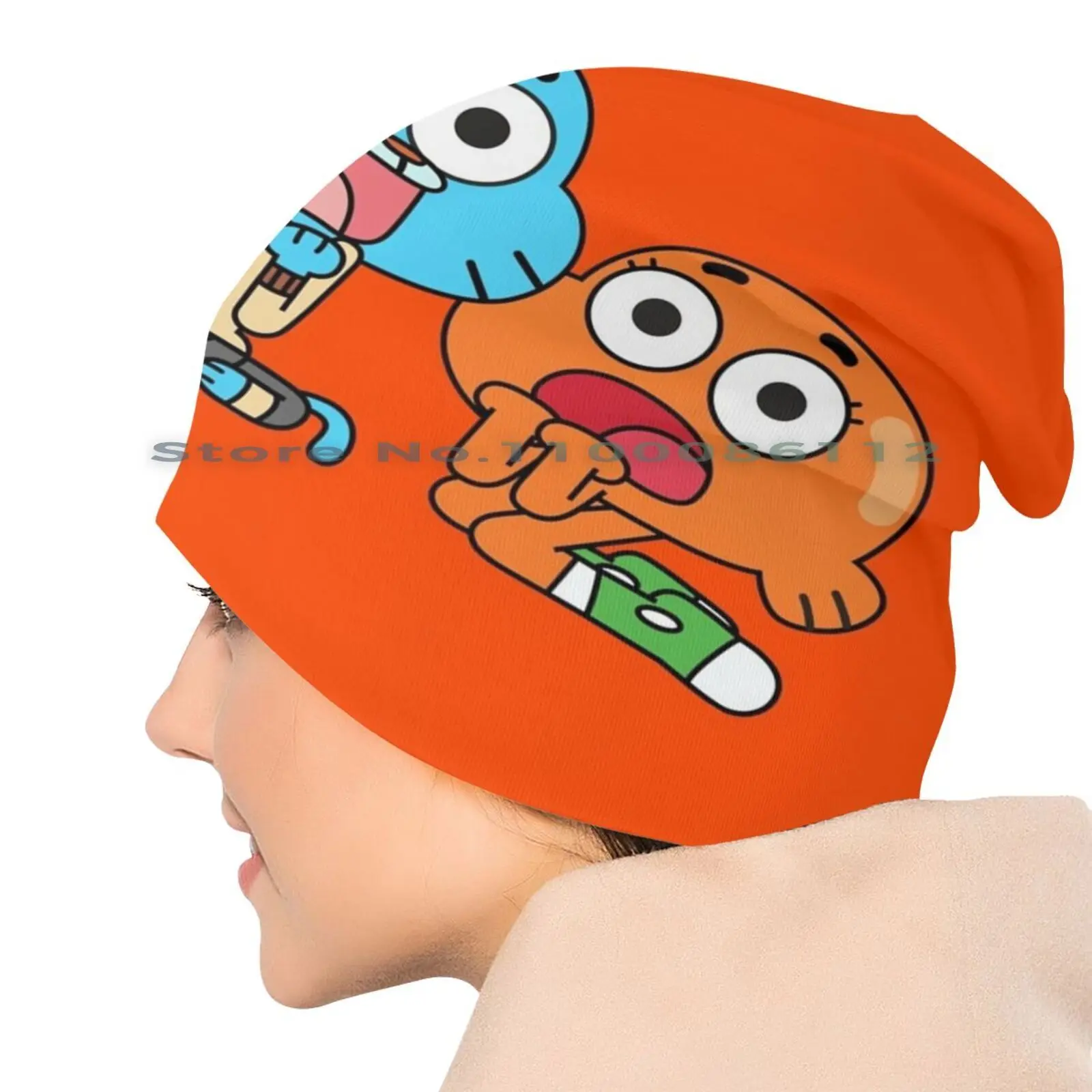 Фото Панама Gumball Darwin Anais, Солнцезащитная шапка Gumball Watterson Darwin Watterson Anais Watterson, милый мультяшный синий кот №3