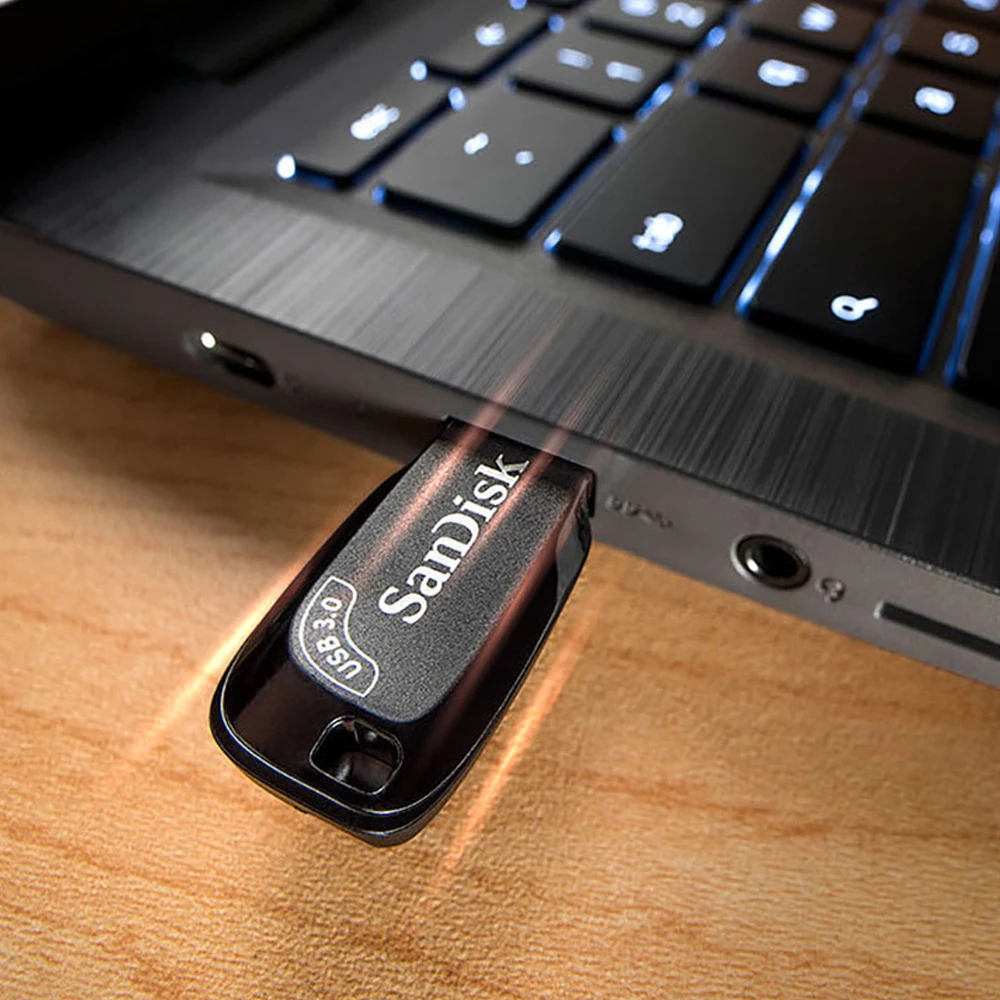 100% Оригинал SanDisk флеш-накопитель USB 3,0 CZ410 32 Гб 64 Гб 128 Гб ручка-накопитель карта памяти черный U диск мини-флешка (art.: 3920c2a3729ea) - 3920c2a3729ea