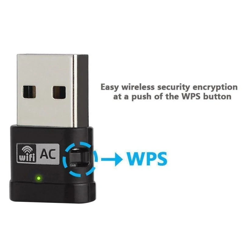 Фото USB Wi-Fi адаптер, 600 Мбит/с, два диапазона, 2,4 ГГц №2