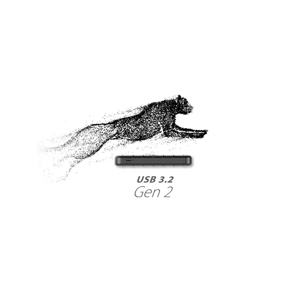 Фото Внешний SSD Siliсon Power 1 TB B75 Pro чёрный, USB Type-C, USB 3.2 (SP010TBPSD75PSCK) №5