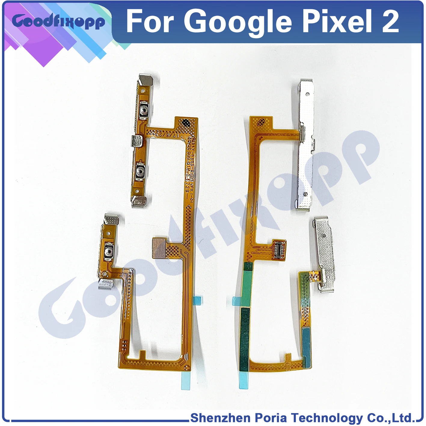 100% Высокое качество тестирования для Google Pixel 2 Мощность Вкл/Выкл ключ гибкий кабель Мощность кнопка гибкий кабель, сменные детали