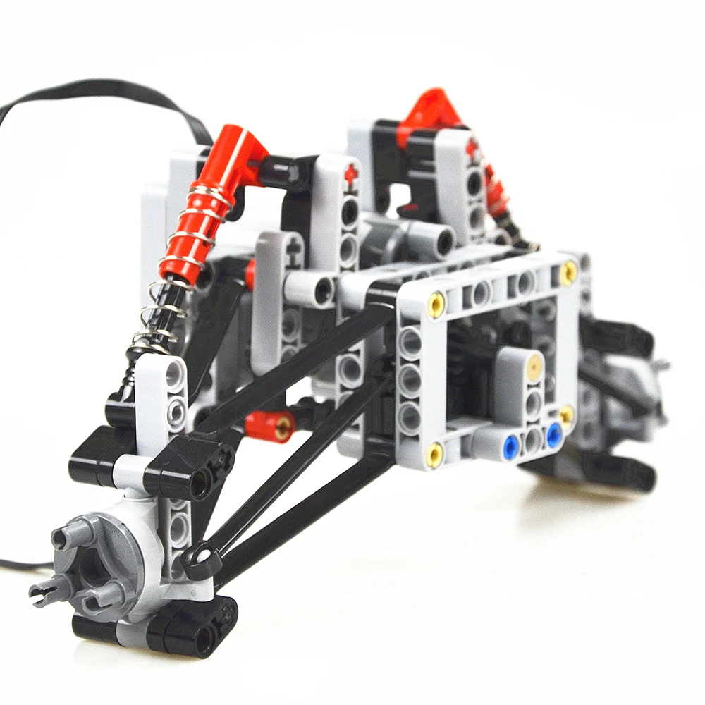 Строительные блоки MOC, блокирующиеся кирпичи, технические детали, 100 шт., передняя ось Baja Buggy, совместимая с Lego для детей, игрушки для мальчиков