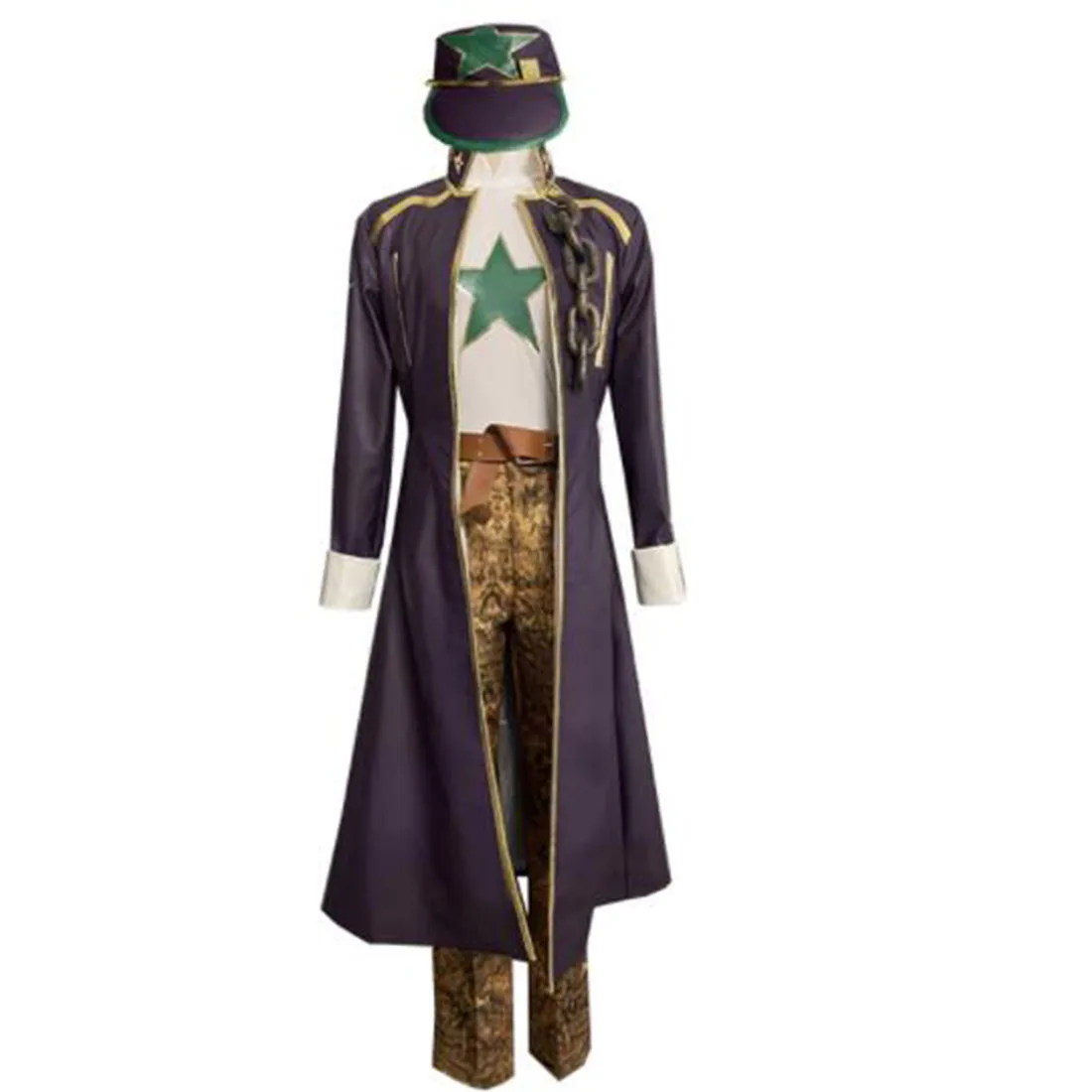 2025 аниме 6 Stone Ocean Kujo Jotaro косплей костюм Хэллоуин вечерние мужская одежда со шляпой