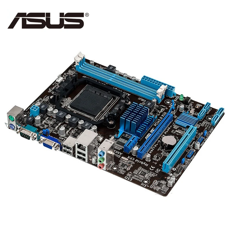 Разъем AM3 + ASUS M5A78L-M LX3 Plus, материнская плата Micro-ATX M5A78L M LX 3 Plus, системная плата DDR3 760 ГБ, 16 ГБ, Настольная материнская плата, б/у