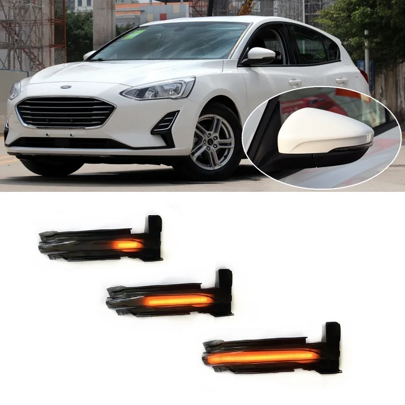 Подходят для Ford Focus MK4 ST Active виноградник 2018 2019 2020 2021, динамический поворотный сигнал