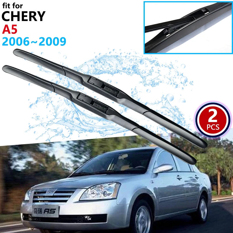 Фото Для Chery A5 Fora Alia Elara MVM 520 530 Vortex Estina Щетка стеклоочистителя переднего стекла Стеклоочистители автомобильных аксессуаров №2