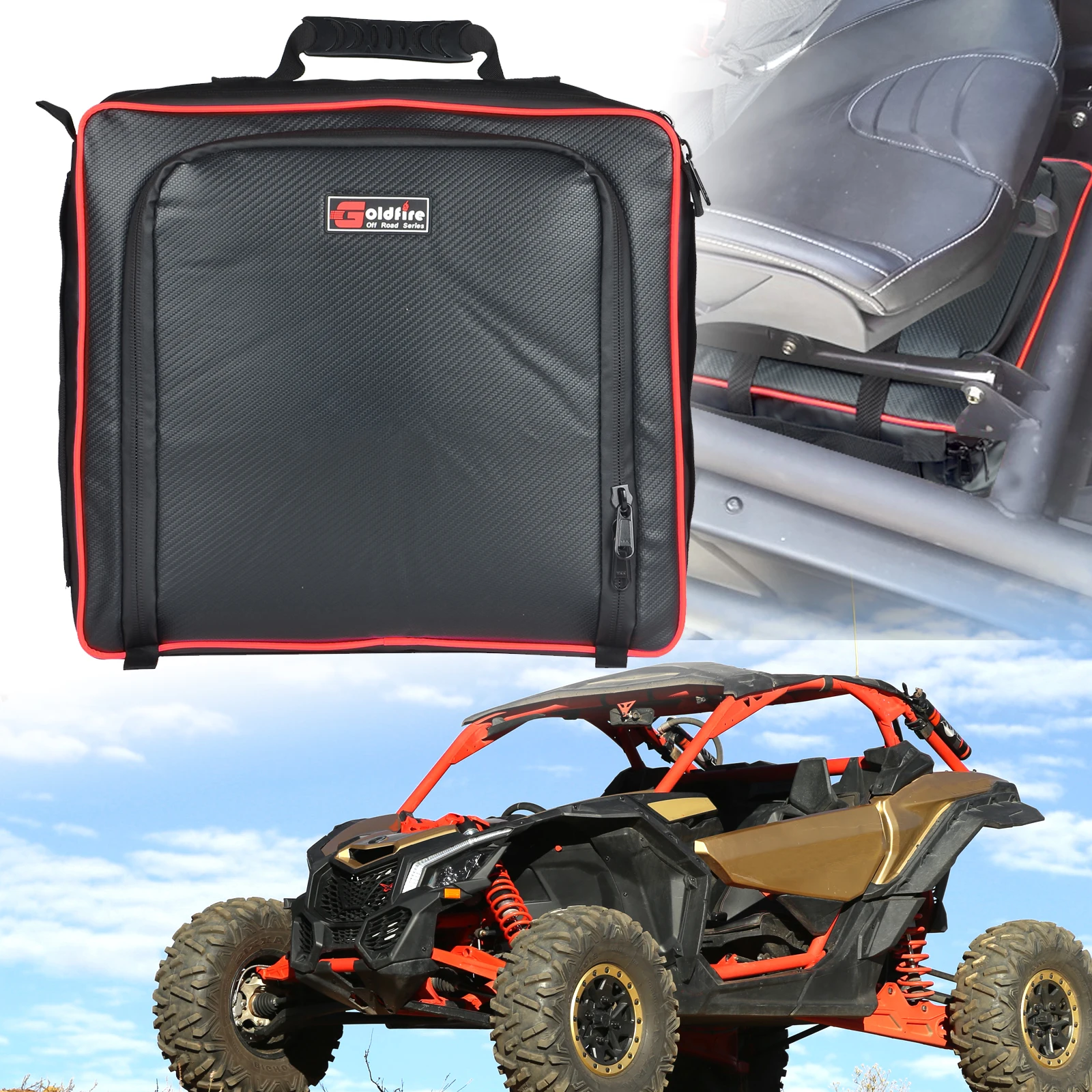 Подходит для UTV Maverick X3 аксессуары для хранения под сиденьем сумка для редуктора инструмент для Can Am X3 Maverick Canam Maverick X3 2017-2021