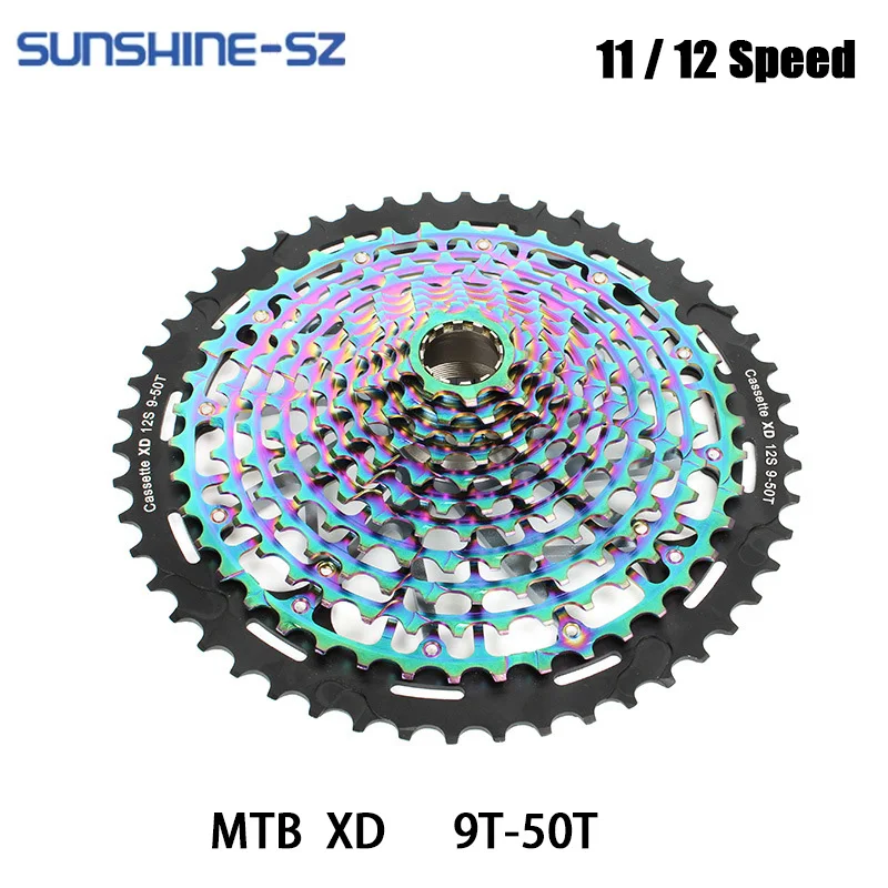 SUNSHINE-SZ MTB XD 11v, 12-скоростная роликовая трубка для велосипеда montanha volante arco-íris aço durável ultraleve para sram